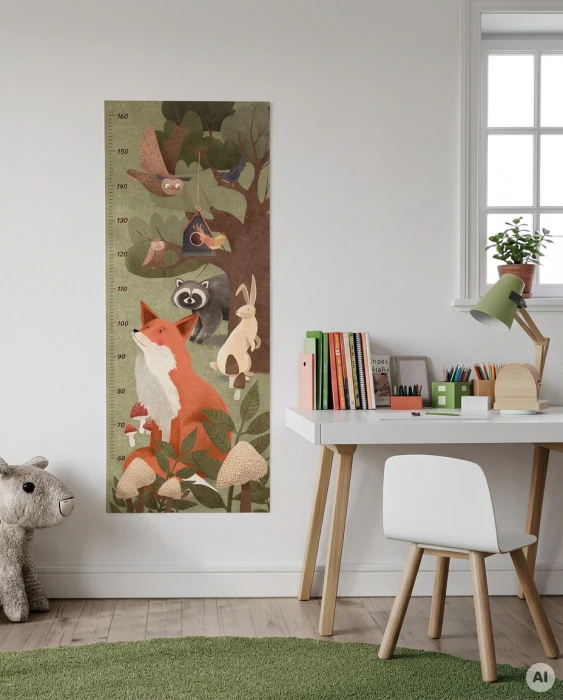 Miarka TREELLY – arkusz 48 × 120 cm i zakres pomiaru od 60 do 160 cm