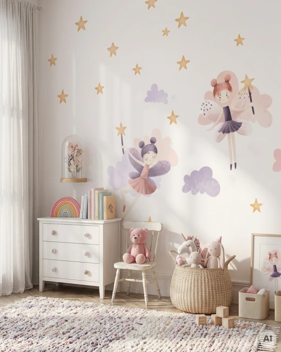 Wandtattoo Aufkleber FAIRIES