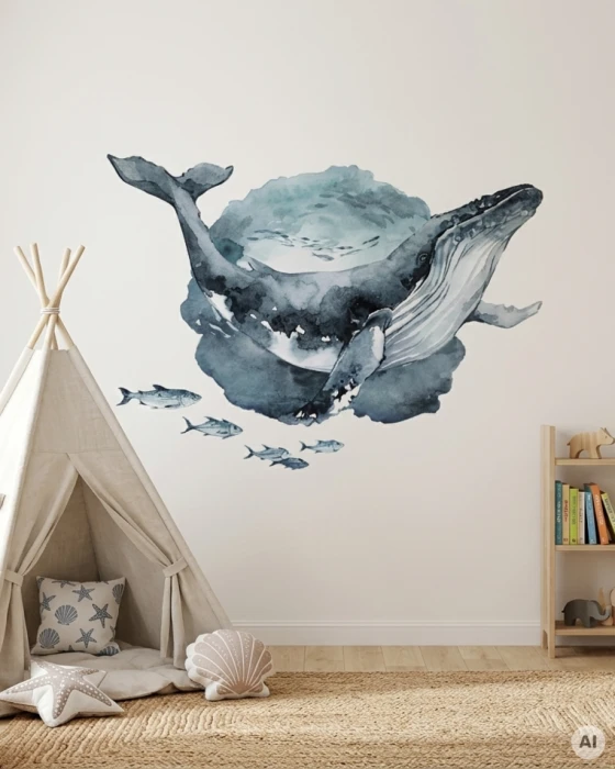 Wall Decal SEAWAY Whale