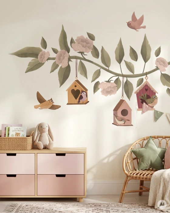 Wall Decal  BIRDIE
