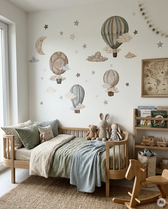Wall Decal STARDUST air balloon