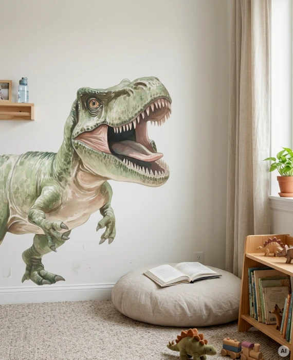 Naklejka ścienna z dinozaurem T-Rex