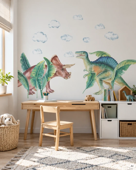 Naklejki ścienne z dinozaurami DINO III