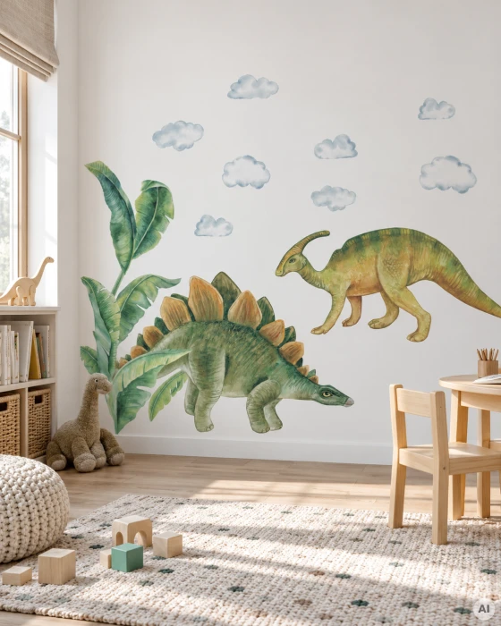 Naklejki ścienne z dinozaurami DINO II