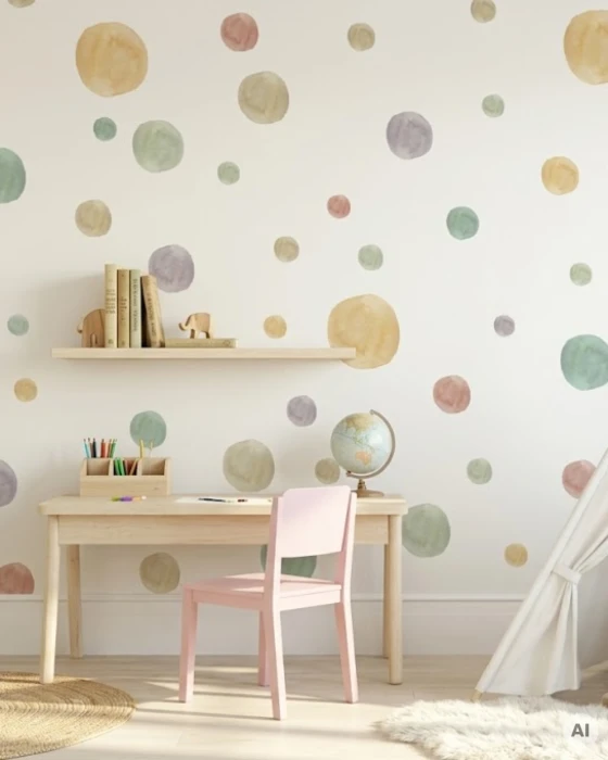 Naklejki ścienne kropki boho – FRIENDS DOTS