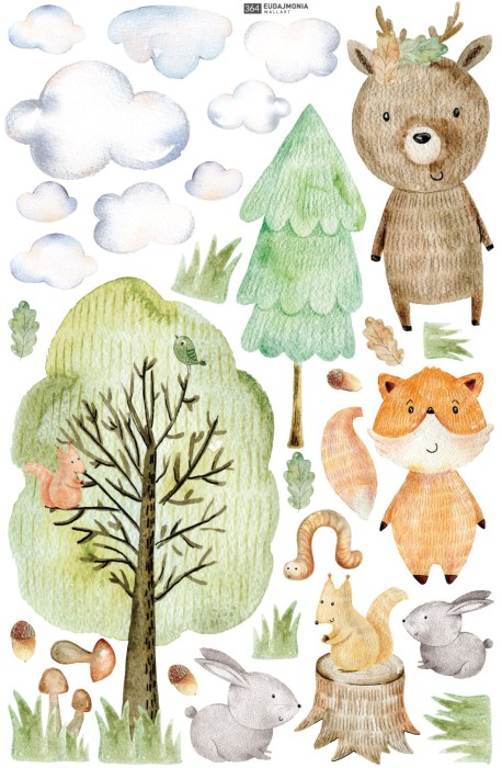 Naklejki WOODLAND II