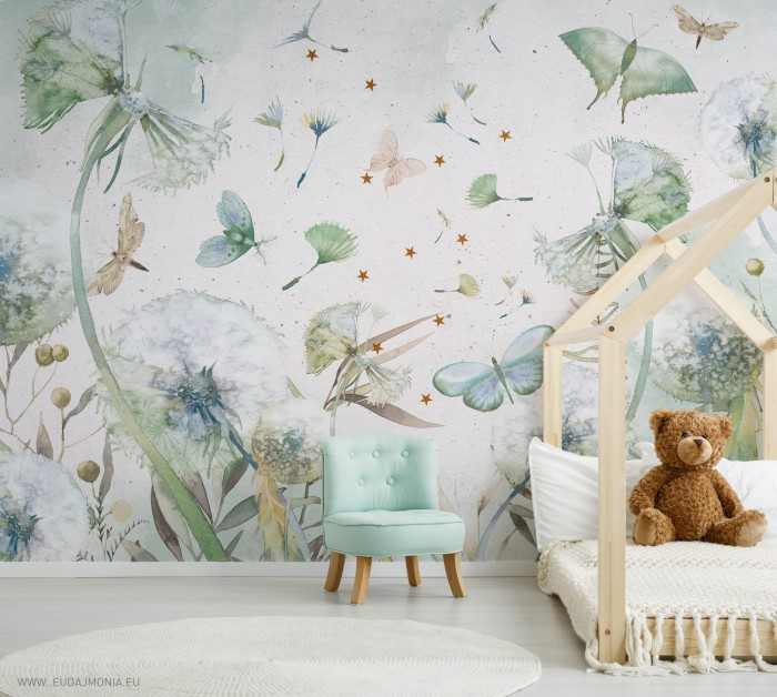 TAPETA dandelove green