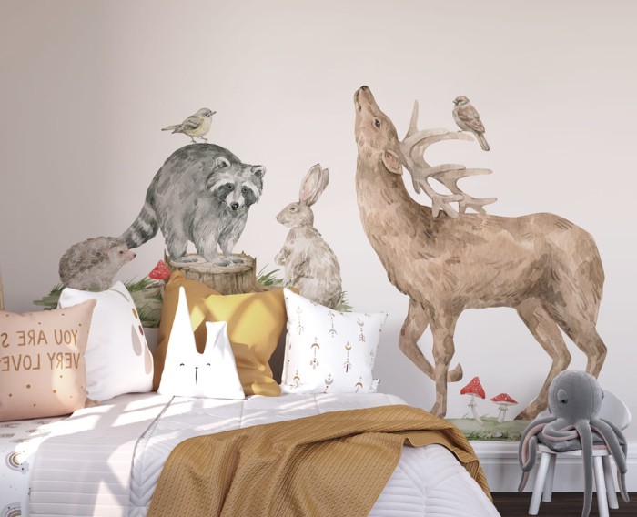 naklejki ścienne leśne