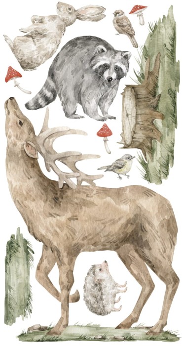 naklejki ścienne leśne