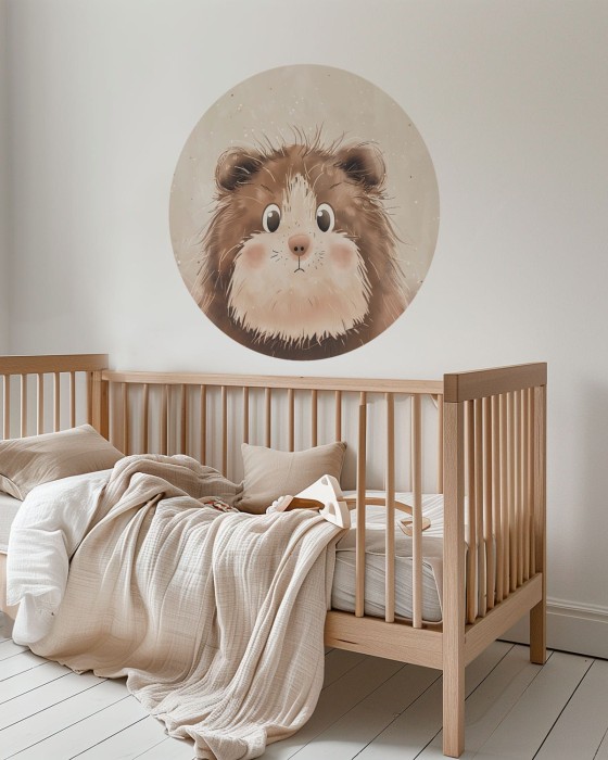 naklejka świnka morska