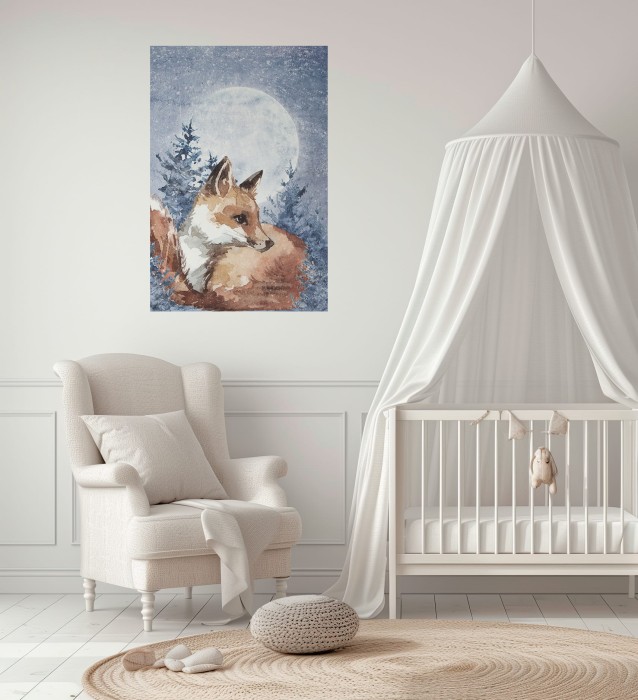 Plakat samoprzylepny LUNA lis