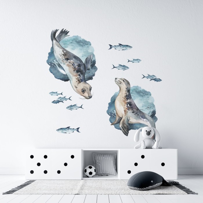 Naklejka SEAWAY foki