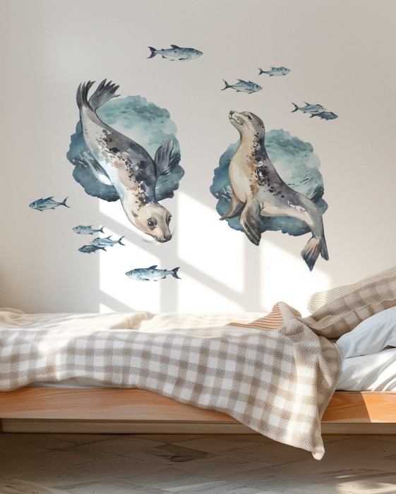 Naklejka SEAWAY foki