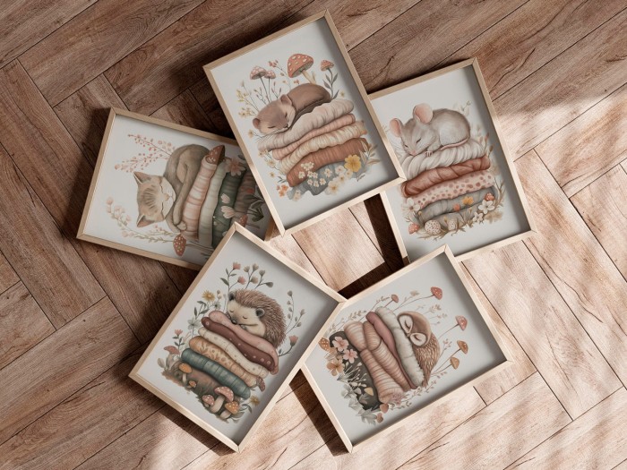 Plakat NAPTIME sówka