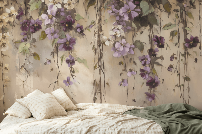 Tapeta kwiaty powoje