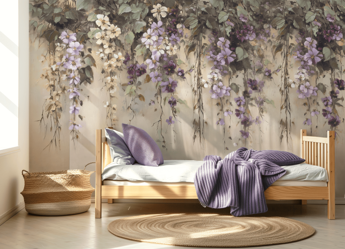 Tapeta kwiaty powoje