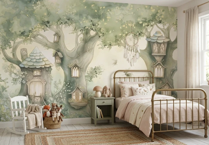 Tapeta z lasem wróżek FAIRYWOOD