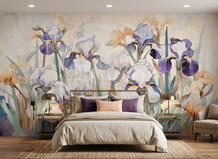 Tapete  IRISA violet