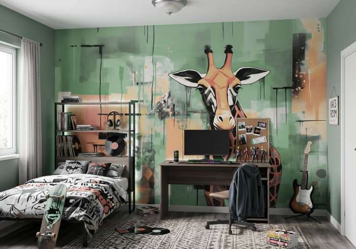 Tapete  Lords Of The Jungle - Giraffe