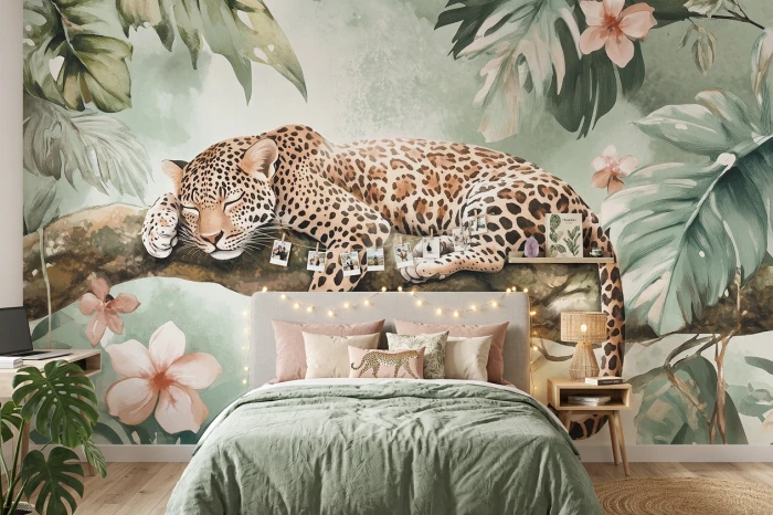Tapeta z lampartem PARADISE NAP
