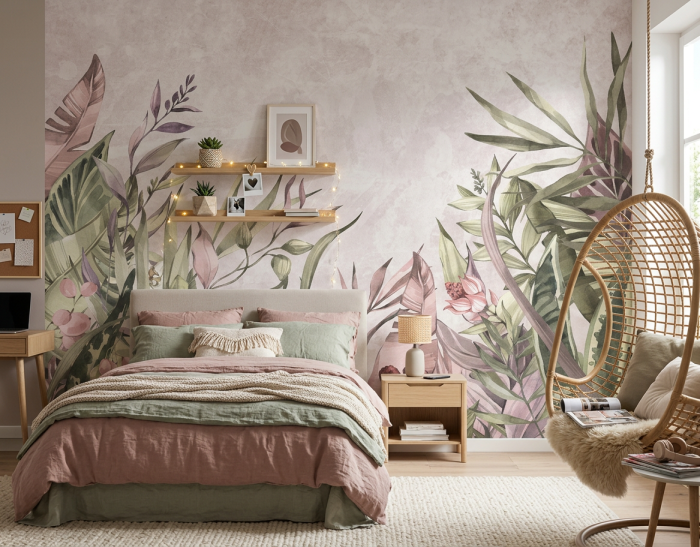 Tapete  PLANTARIUM pink