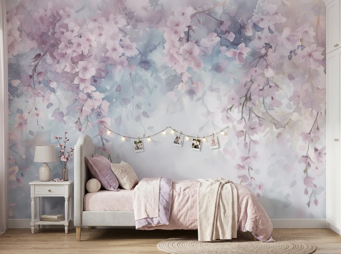 Tapeta z kwiatami wiśni SAKURA