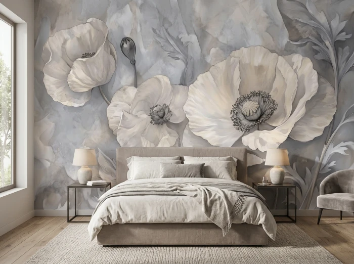 Tapeta z makami SILVERFLORA