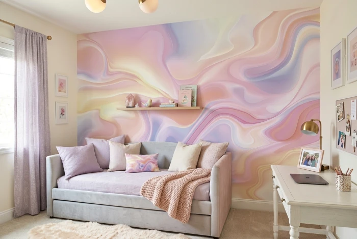 Tapeta abstrakcyjna PASTELUX