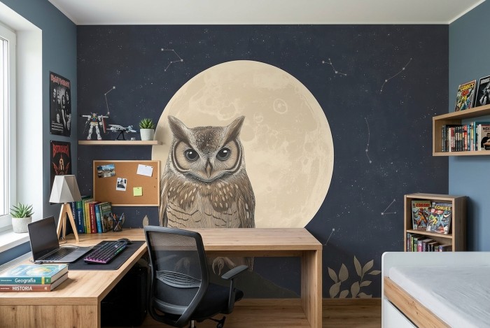 Tapete Moonlit Owl