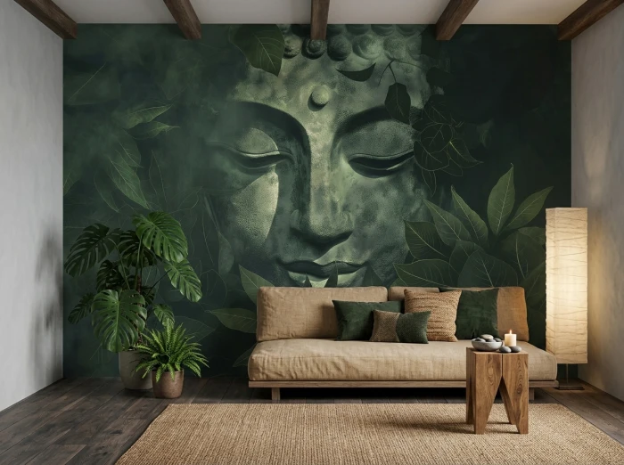 Tapeta z Buddą SANCTUARY