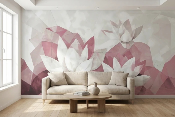 Tapeta geometryczna LOTUS