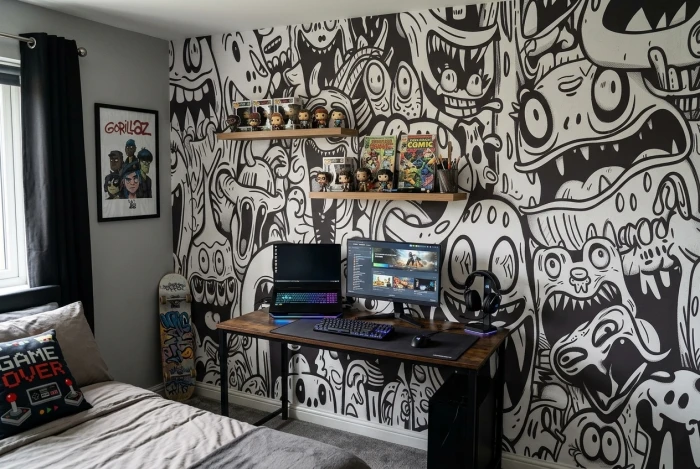 Tapeta z potworkami WALLSTER