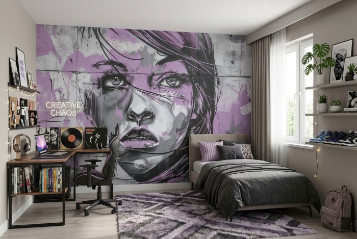 Tapete Graffimals - face