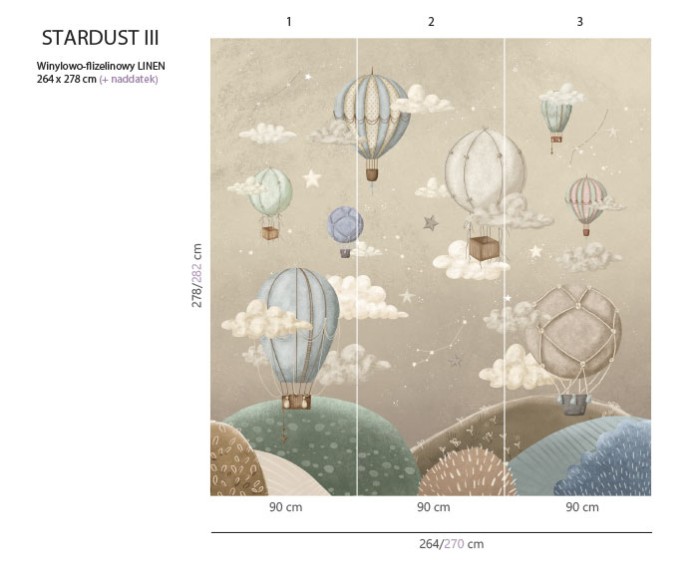 Stardust III 264 x 278 cm  