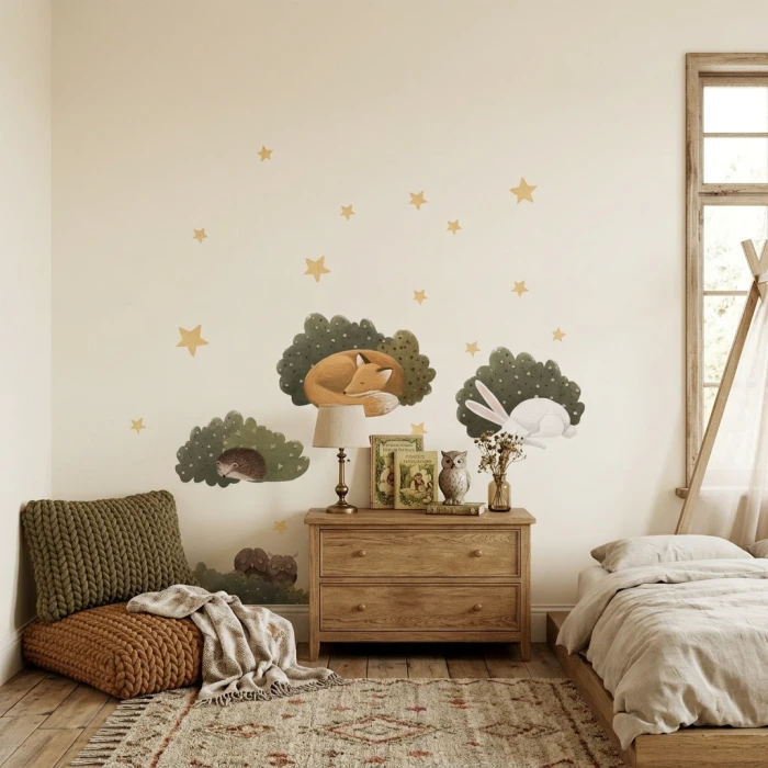 Naklejki śpiące zwierzęta