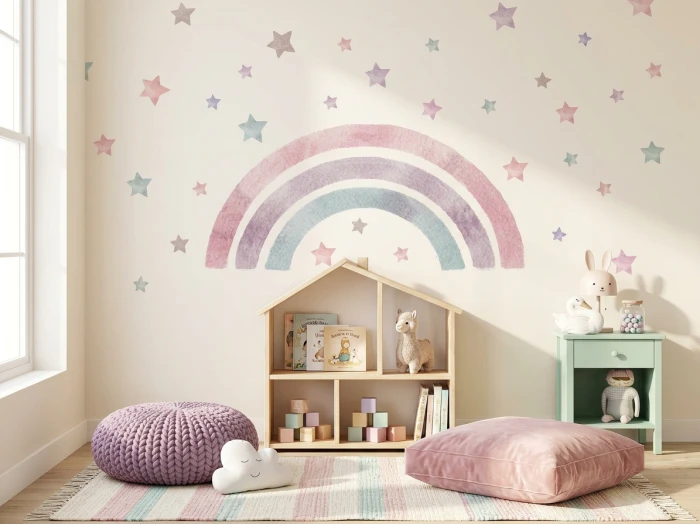 Naklejka MAGICORN tęcza