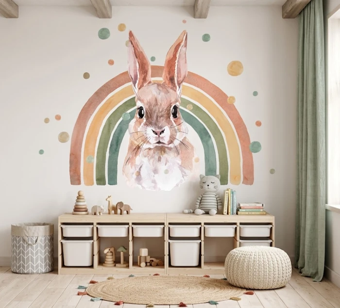 Wandtattoo FRIENDS RABBIT