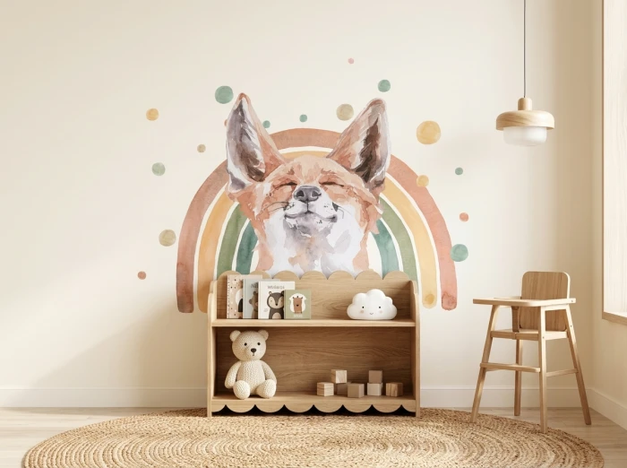 Wandtattoo FRIENDS FOX