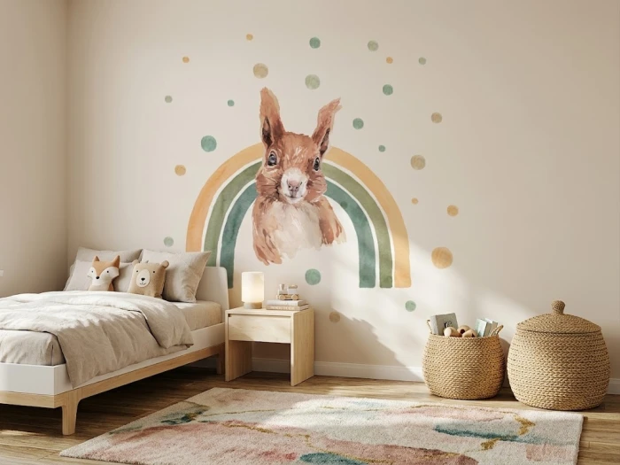 Wandtattoo FRIENDS SQUIRREL