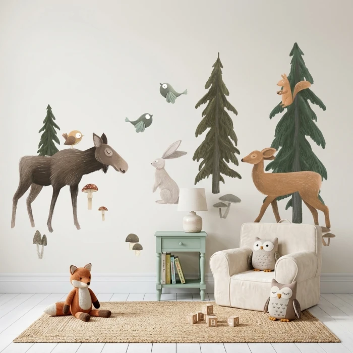 Wandtattoo Aufkleber  IN THE WOODS