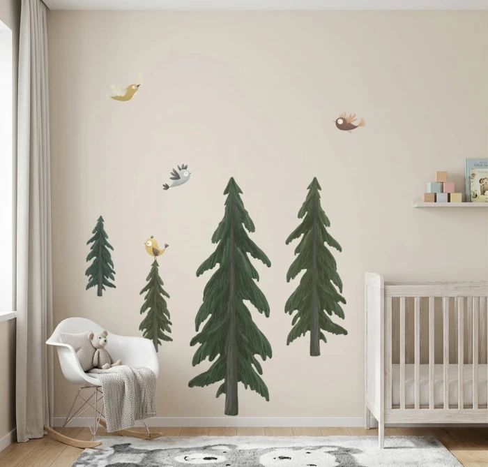 Wandtattoo Aufkleber  IN THE WOODS tree