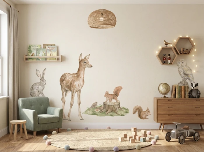 Naklejka FOREST sarna