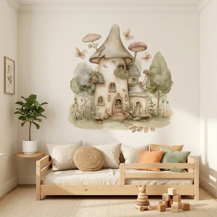 naklejki domek wróżek