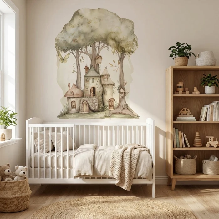 naklejki domek wróżek