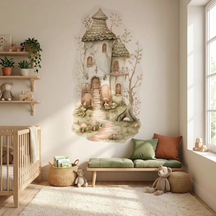 naklejki domek wróżek