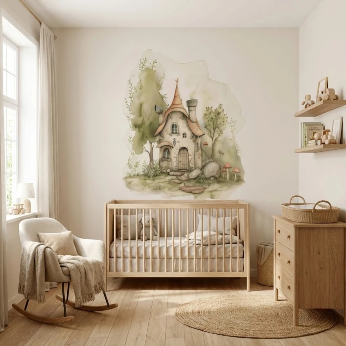 naklejki domek wróżek