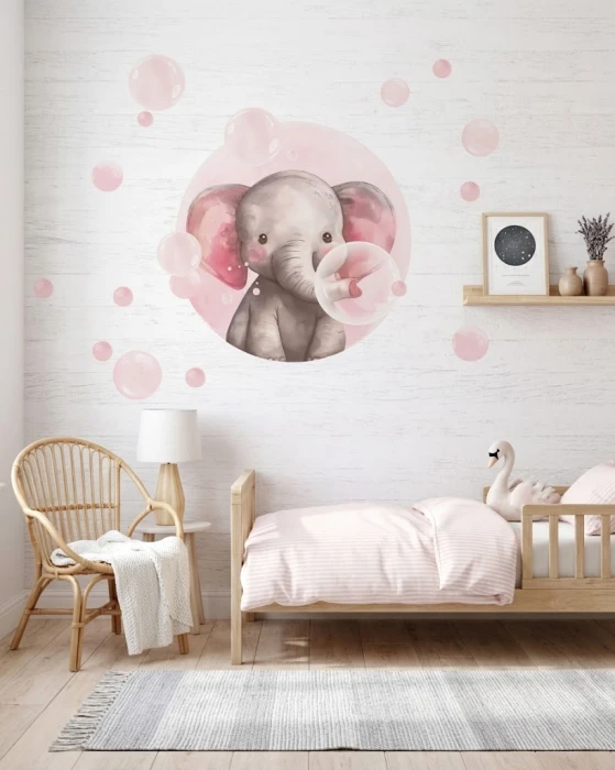 Naklejka BubbleZoo - słoń