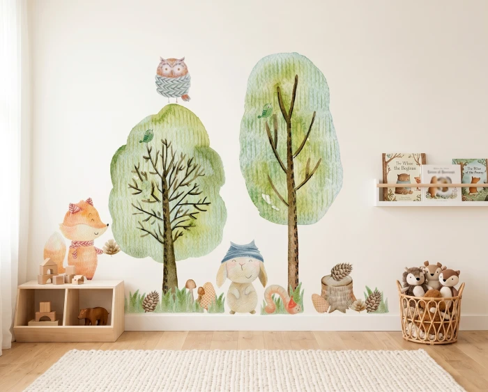 Wandtattoo Aufkleber  WOODLAND III