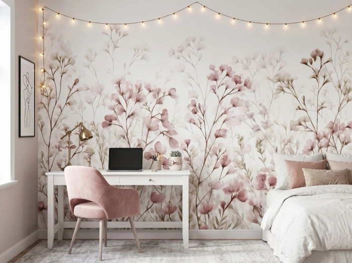 Tapeta w kwiaty VELUNE