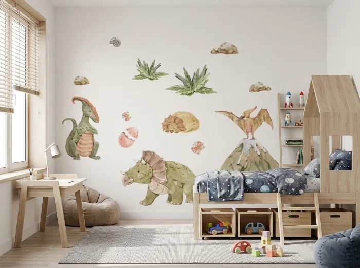 Wandtattoo Aufkleber DINO BAMBINO II